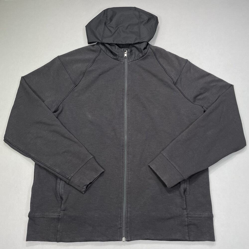 Lululemon City Sweat Full Zip Up Hoodie Sweatshirt Men’s Size XXL Pocket Gray